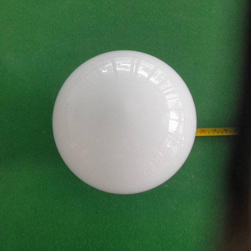 Pantalla Globo Redonda Vidrio Ópalo/Leche Blanco 25cm - Apertura 9,5cm - Nueva (otra).