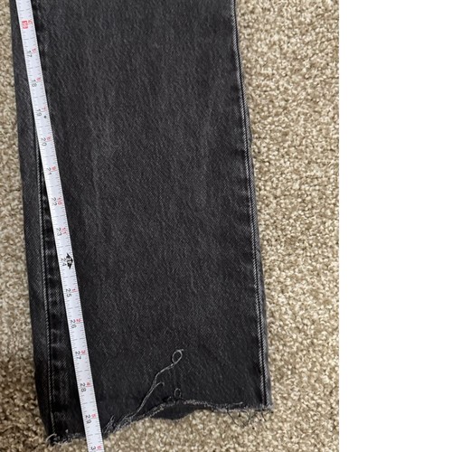 Rollas Classic Straight High Rise Reg Fit Jeans Vintage Schwarz Gr. Frey Saum 24 q - Bild 5 von 9