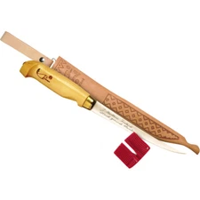 Rapala Fish 'n Fillet Knife with Single Stage Sharpener and Sheath - Tan