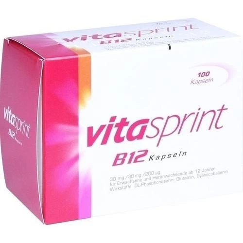 GLAXOSMITHKLINE CONSUMER HEALTHCARE VITASPRINT B12 Kapseln 100 St PZN 4909552