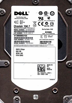 FOR DATA RECOVERY ST3600057SS p/n: 9FN066-150 fw: ES62 Dell 0W347K BAD SECTOR