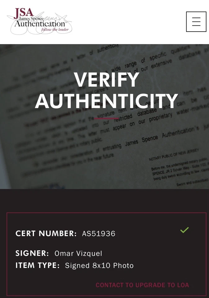 Omar Vizquel "Little O" Cleveland Guardians Signed Autographed 8X10 JSA COA - Image 4 of 4