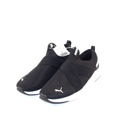 PUMA womens Chroma athletic slip on sneakers Multi shoe sizes black fabric NEW