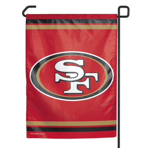 San Francisco 49ers Authentic Polyester 11"x15" Garden Yard Wall Flag NFL NWT