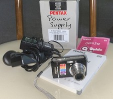 Pentax Optio S12 DIGITAL CAMERA, Manuals, Charger, Power Adapter , Battery, Sim
