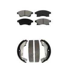 Front Brake Pads Rear Drum Shoes Kit for Chevrolet Cruze 2011-2016 oe4F Semi-met