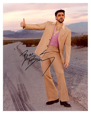 #ad #ad Bad Bunny Signed 8x10 Photo Reprint Rapper Superstar Autographed Collectible $14.99