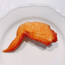  4Pcs Fake Roasted Chicken Wing Prop Decorative Baked Chicken Wing Ornament