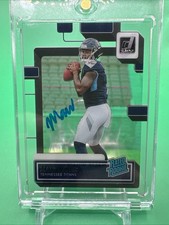 2022 Clearly Donruss Malik Willis Rated Rookie On Card Auto JSA Certified