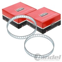 2X Mapco ABS-RINGE Hinten Passend FüR Vw Transporter Links+Rechts | 76844
