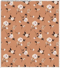 Challis Rayon Printed Aisha, Woven Fabric, Rayon, Dress Fabric