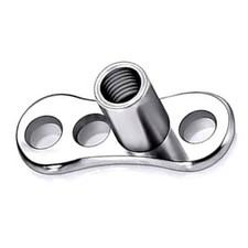 High Polished Steel Dermal Anchors for Body Art Supplies Daily Casual Use