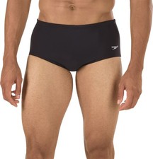 New Speedo Men's Solid Dive 5" Swim Race Brief 34" 7300121