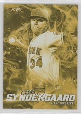 2017 Topps Fire Flame Throwers Gold Minted Noah Syndergaard #FT-8 09wc