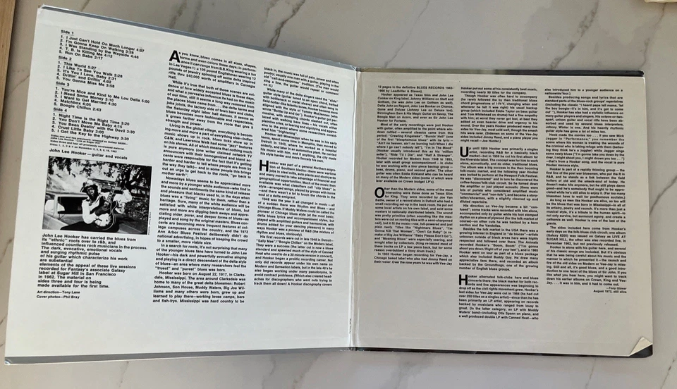 John Lee Hooker - Boogie Chillun 2xLP Fantasy 24706 (1972) Plays EX Foto 3 de 4