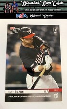 2019 Topps Now Kurt Suzuki Walk Off Home Run Print Run 246