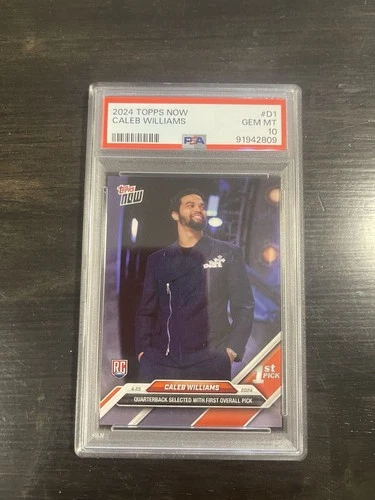2024 Topps Now - Caleb Williams #D-1 /24667 (RC) PSA 10