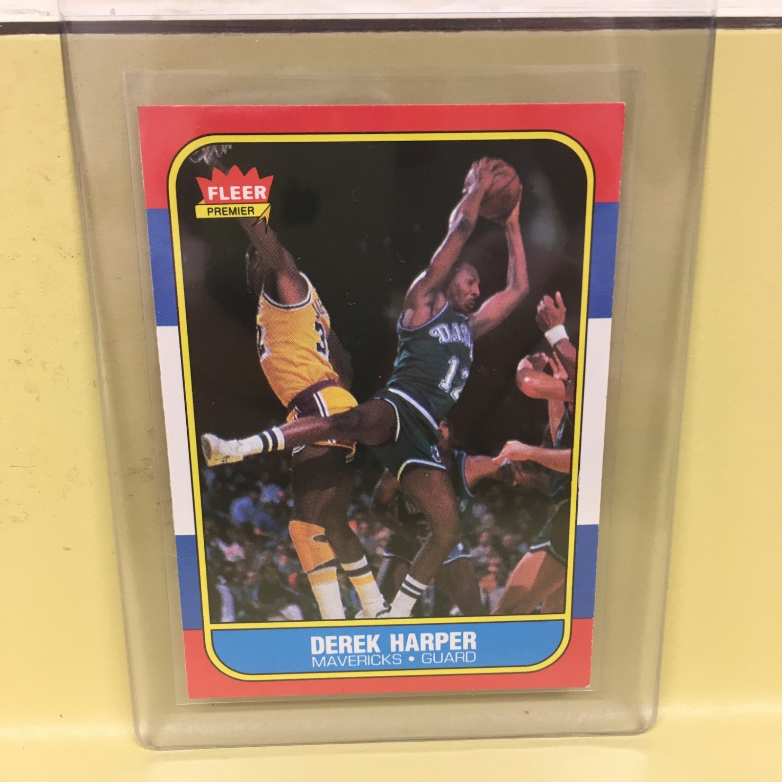 1986 Fleer NBA Derek Harper Dallas Mavericks 44