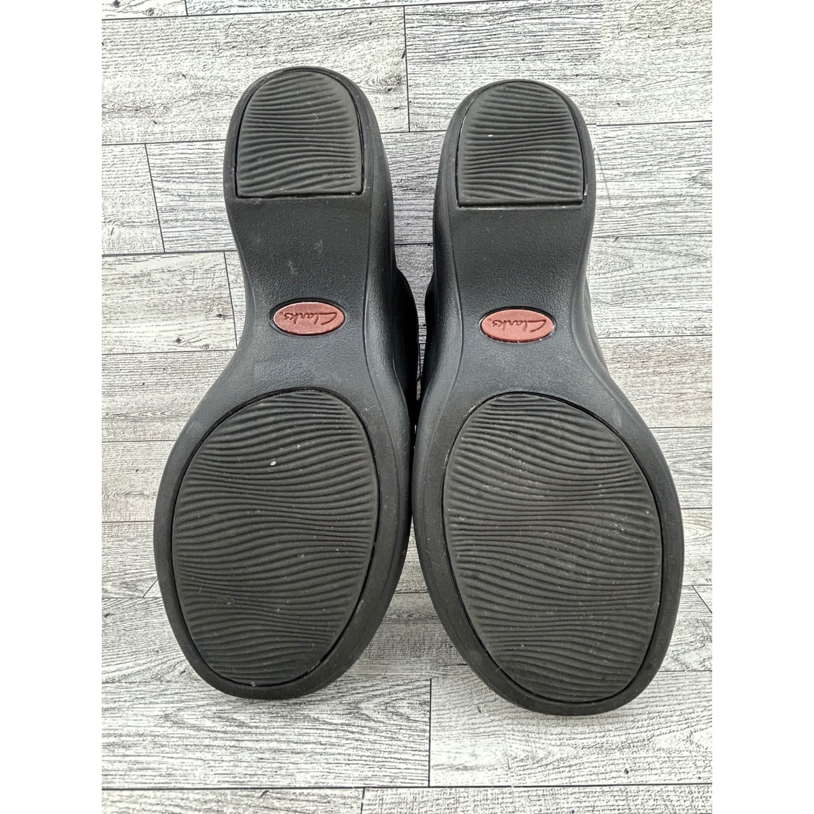 Clarks Artisan Black Leather Mule Clogs Slip On C… - image 13