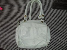 George Gina & Lucy Dorle türkis Leder Tasche Handtasche used