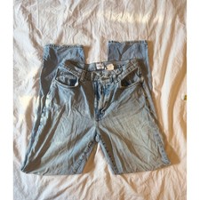 Vintage Calvin Klein Jeans Womens 6 Light Wash Distressed Straight Leg Denim