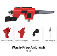 1set Wash-Free Airbrush Kit With Marker Rack ...