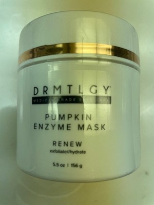DRMTLGY Pumpkin Enzyme Mask RENEW  5.5 oz  Exfoliate  & Hydrate  Factory Sealed