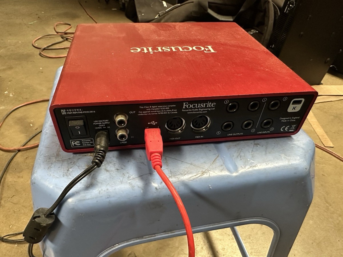 Focusrite Scarlett 6i6 Audio Interface for sale online | eBay