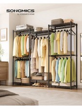 NEW Heavy-Duty Clothes Rack 68.7" Wide Adjustable Mesh FREE SHIPPING