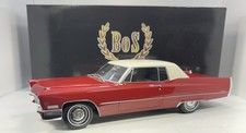BoS -Models 1/18 Scale 1967 Cadillac DeVille”Red & White Version” BEST OF SHOW