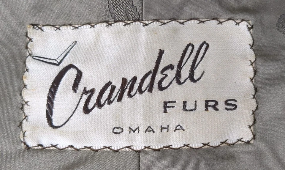 Autumn Haze Emba Natural Brown Mutation Mink Stole Crandell Furs Vintage Omaha - Image 4 of 4