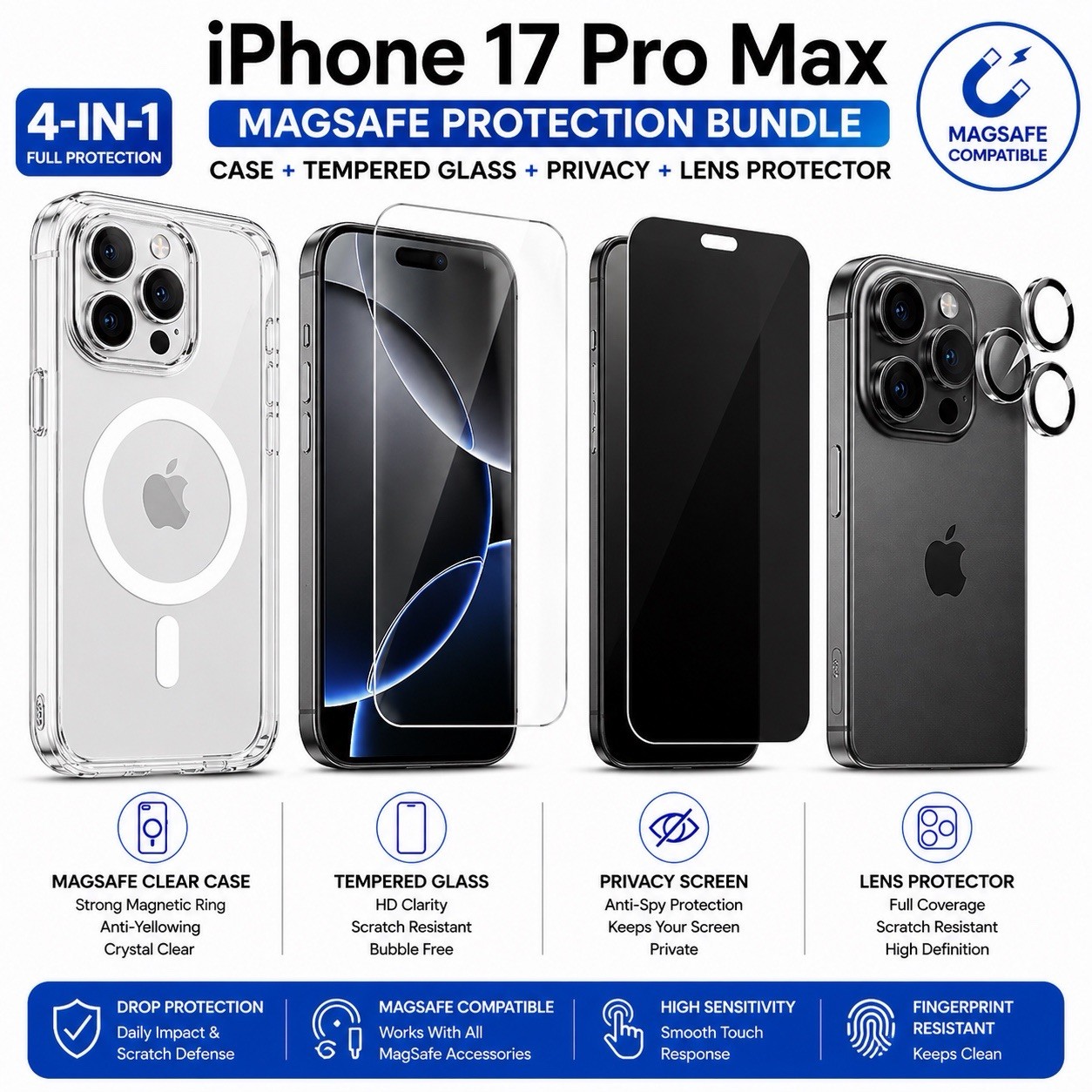 iPhone 17 Pro Max 4-in-1 Bundle