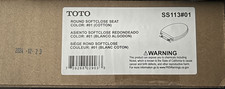 TOTO SoftClose Toilet Seat - SS113 01 Cotton White