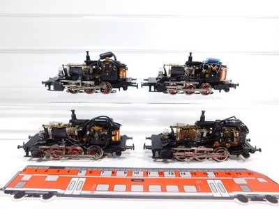 4X Märklin H0 AC Chassis With Motor/Switch For 3000 Tender Locomotive #CS616-1