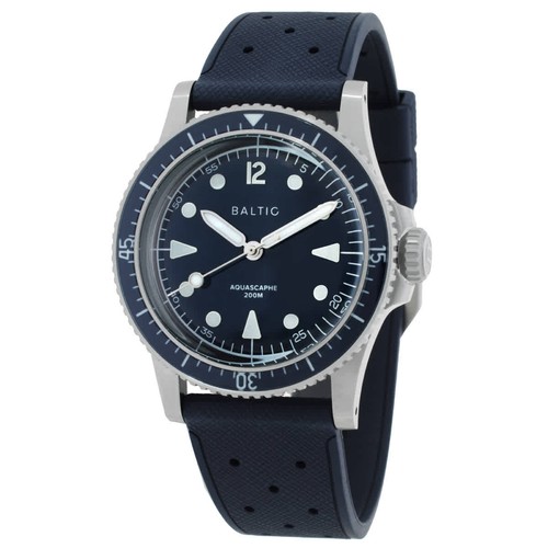 Baltic Aquascaphe Mk2 Automatic Blue Dial Men's Watch AQUAMK2BLUE37