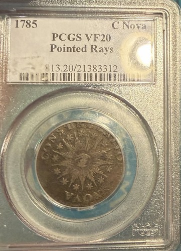 1785 Nova Constellatio Pointed Rays VF20 BN