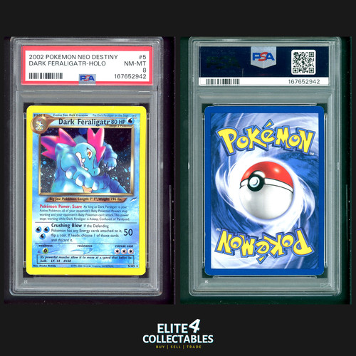 Dark Feraligatr (Unlimited) graded PSA 8 for sale on eBay