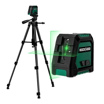 Dual Modules Line Laser with 47 inch Iron Tripod, Self Leveling Laser Level, ...