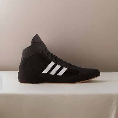 Mens-Adidas HVC Wrestling MMA Size 15 US-Black White Style  display picture 3