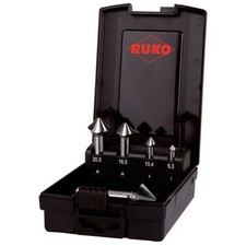 RUKO ULTIMATECUT 4S Countersink Set 5-Piece HSS Cylinder Shank