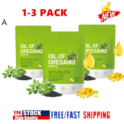 Oil of-Oregano 1-3PACK Black Seed Oil Organic Herbal Supplement IN STOCK