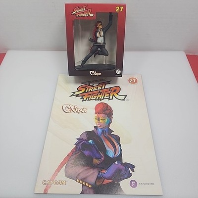 Street Fighter C. Viper Figurine 27 W/ Booklet Capcom Fanhome Video Game CViper