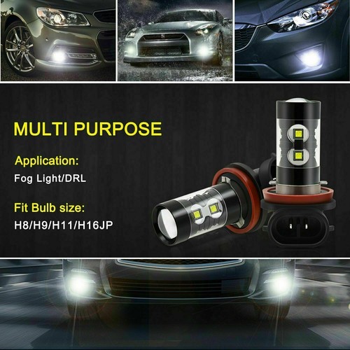 For Nissan Sentra 2007 2008 2009 6500K LED Headlights + Fog Lights Bulbs Combo - Picture 15 of 15