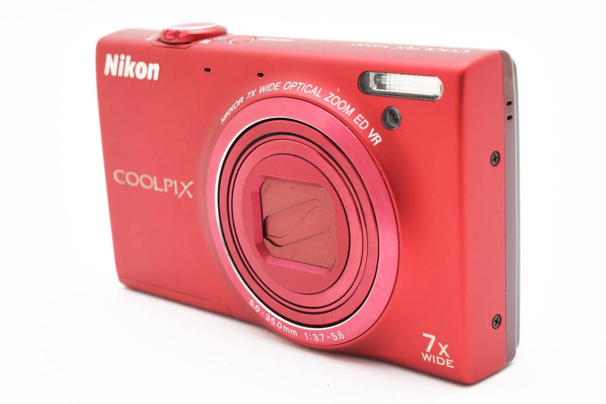 美品 ニコン Nikon COOLPIX S6100 レッド 箱付き 946 Nikon Coolpix S6100 16.0MP Red 360706 | eBay