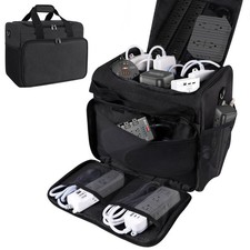 Cable Organizer Bag Cable Management Box Cord Case,Electronics Storage Bag with