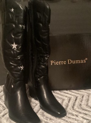 Pierre Dumas Black Star Western Boots Size 9