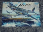 COLIN BELL- WW2 BOMBER PILOT  - 5x7  PHOTO SIGNED-  5 CHOICES