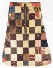 ANTIQUE REVOLUTIONARY PERIOD RARE PATCHWORK SEWING POCKET CALICO LINING — photo 1
