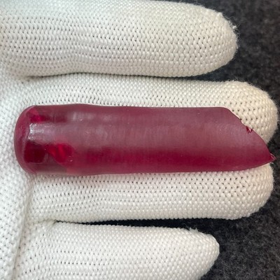 249 Ct Lab-Created Pigeon Blood Ruby Corundum Rough For Faceting | Corundum Roug