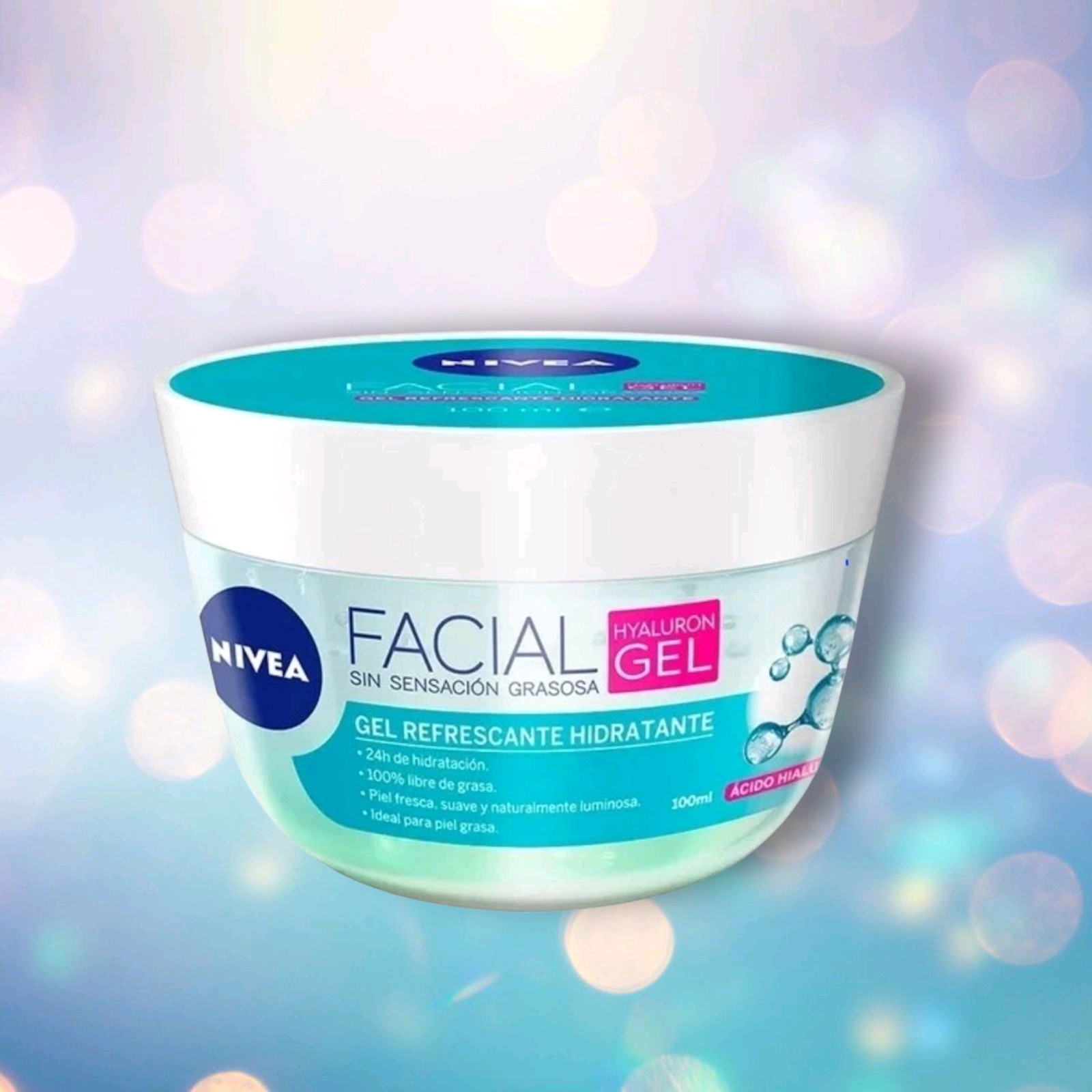 GEL HIDRATANTE FACIAL HIALURÓN GEL NIVEA 200 ML